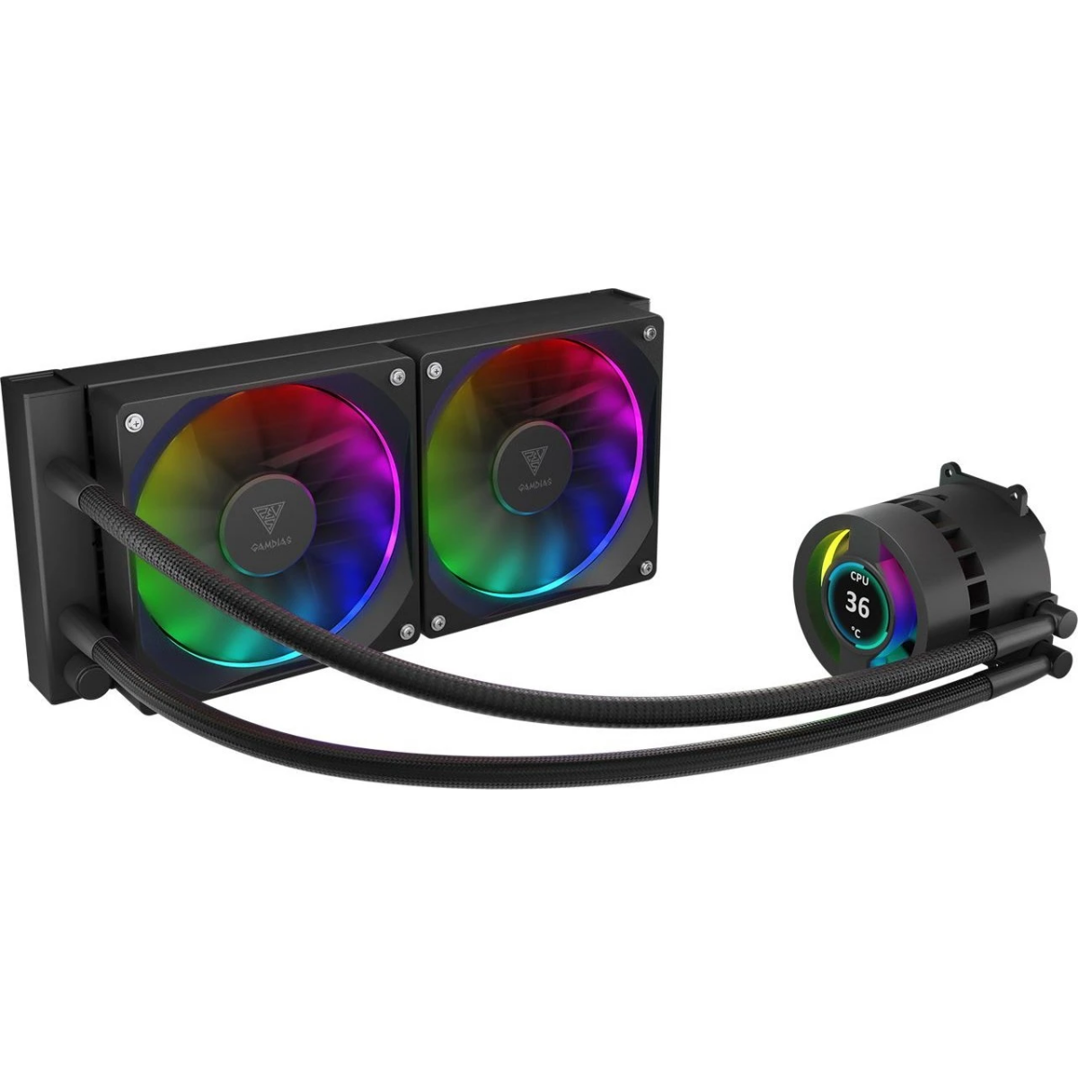 Système de refroidissement liquide GAMDIAS Chione P3-240U Black - CHIONE P3-240U - photo 3