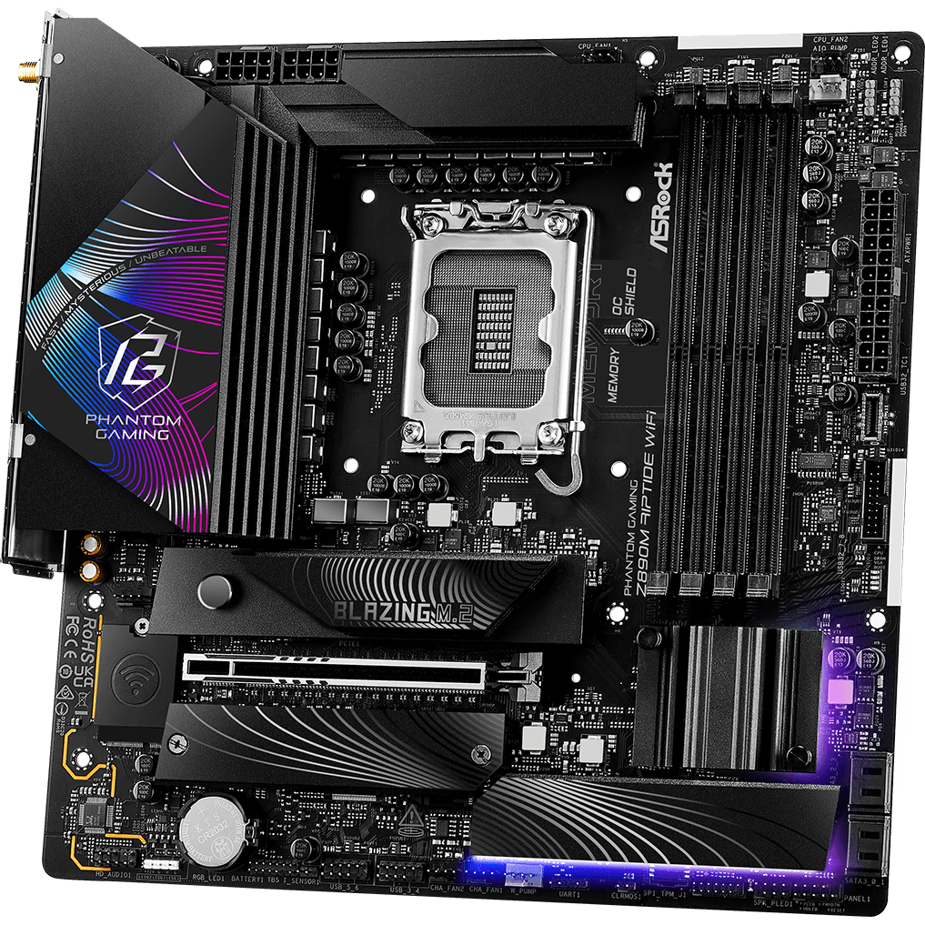 Mainboard ASRock Z890M Riptide WiFi - Foto 3