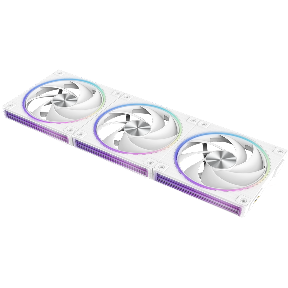 Gehäuselüfter Zalman ZM-DF120 A3 Weiß (3 Stück) - ZM-DF120 A3 WHITE