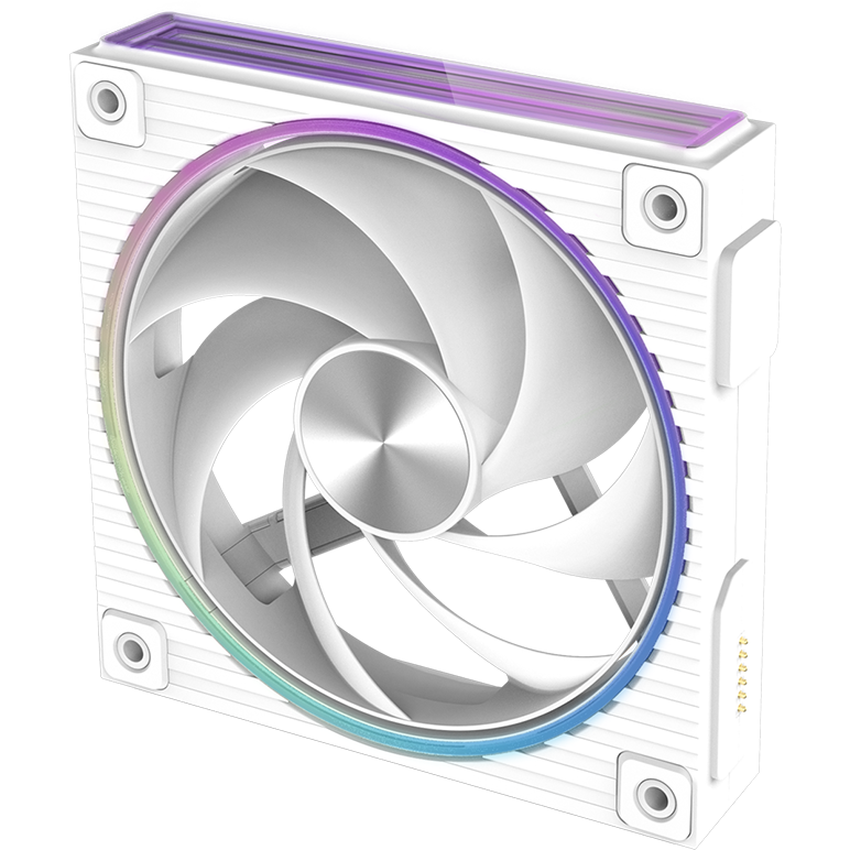 Gehäuselüfter Zalman ZM-DF120 A3 Weiß (3 Stück) - ZM-DF120 A3 WHITE - Foto 5