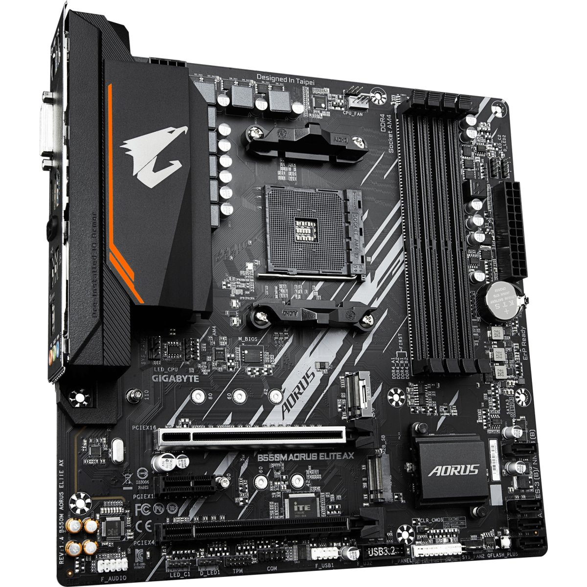 carte mère Gigabyte B550M AORUS ELITE AX (rev. 1.3) - photo 2