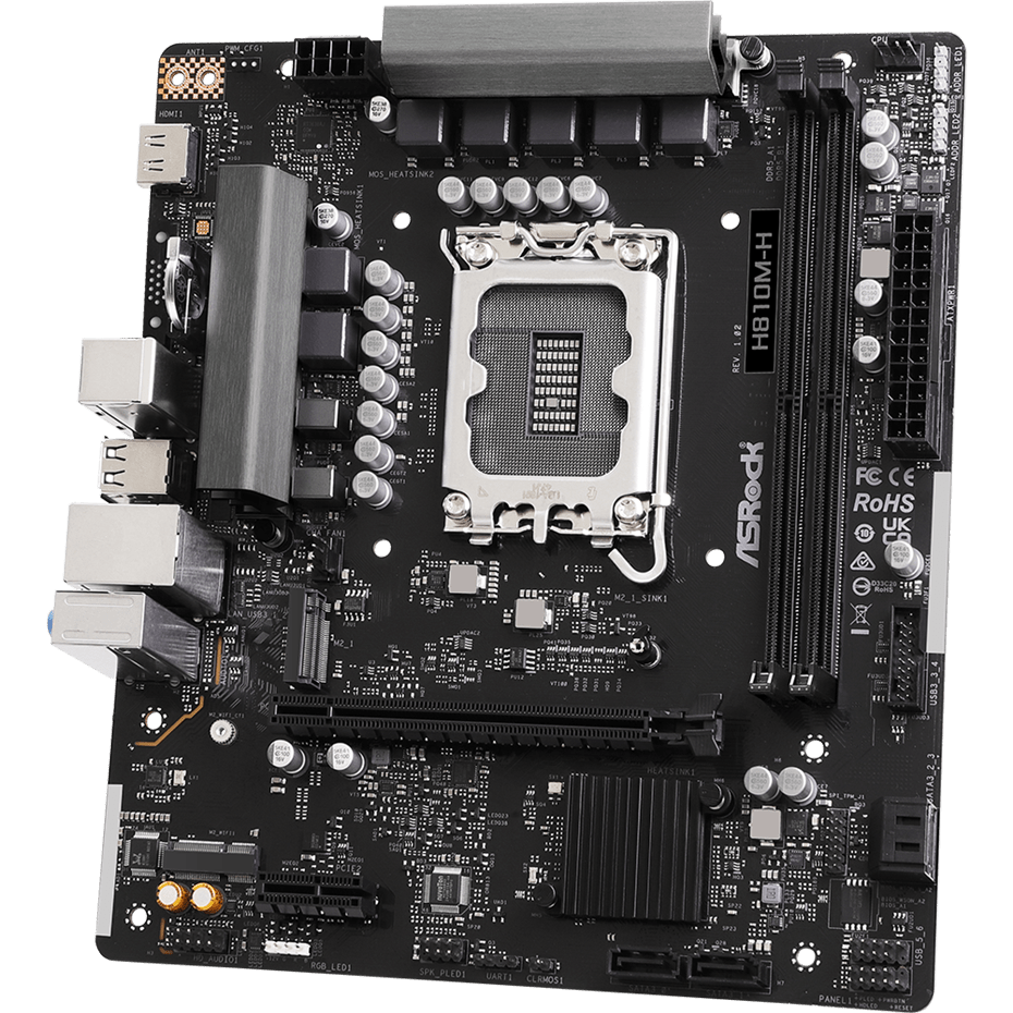 Mainboard ASRock H810M-H - Foto 3