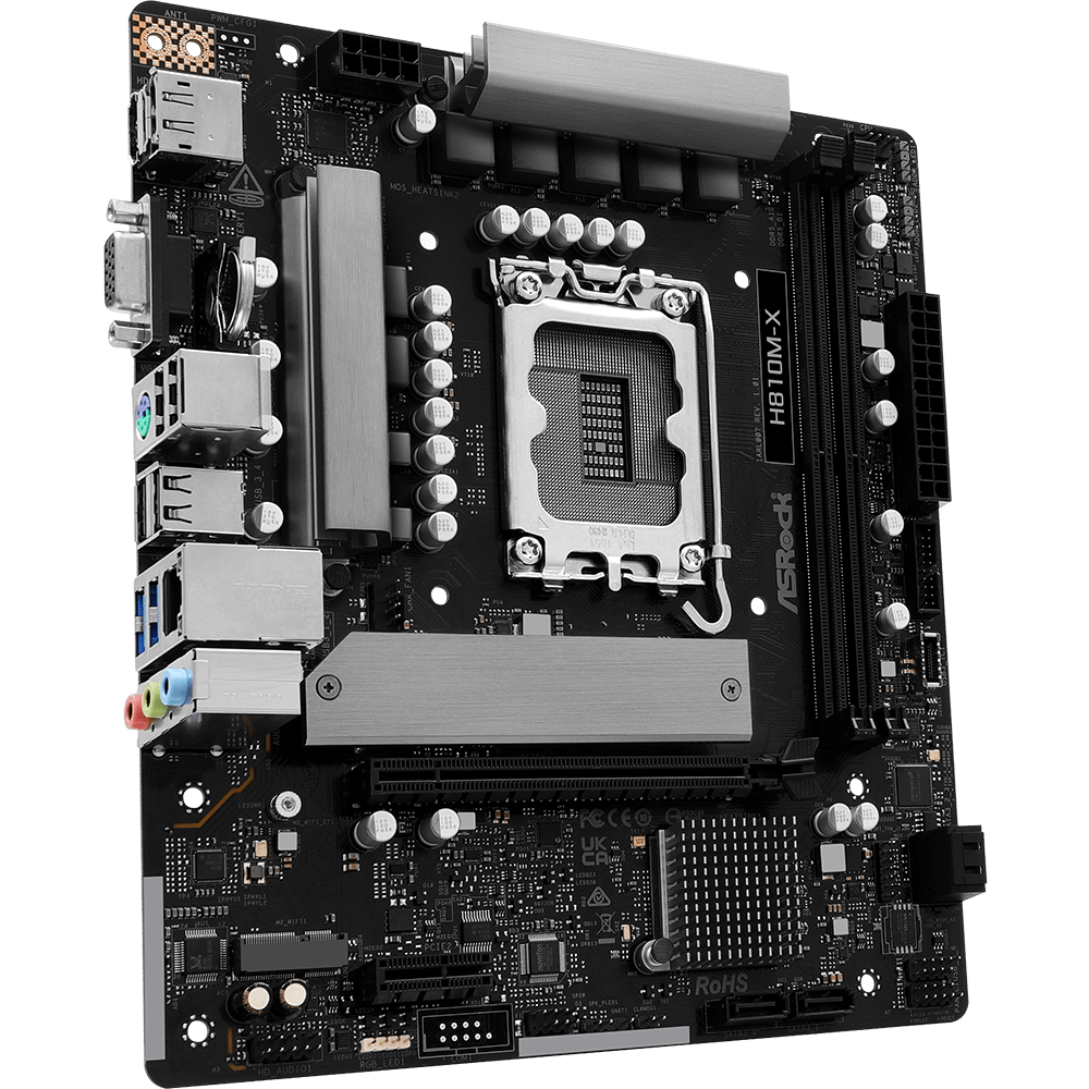 Mainboard ASRock H810M-X - Foto 2
