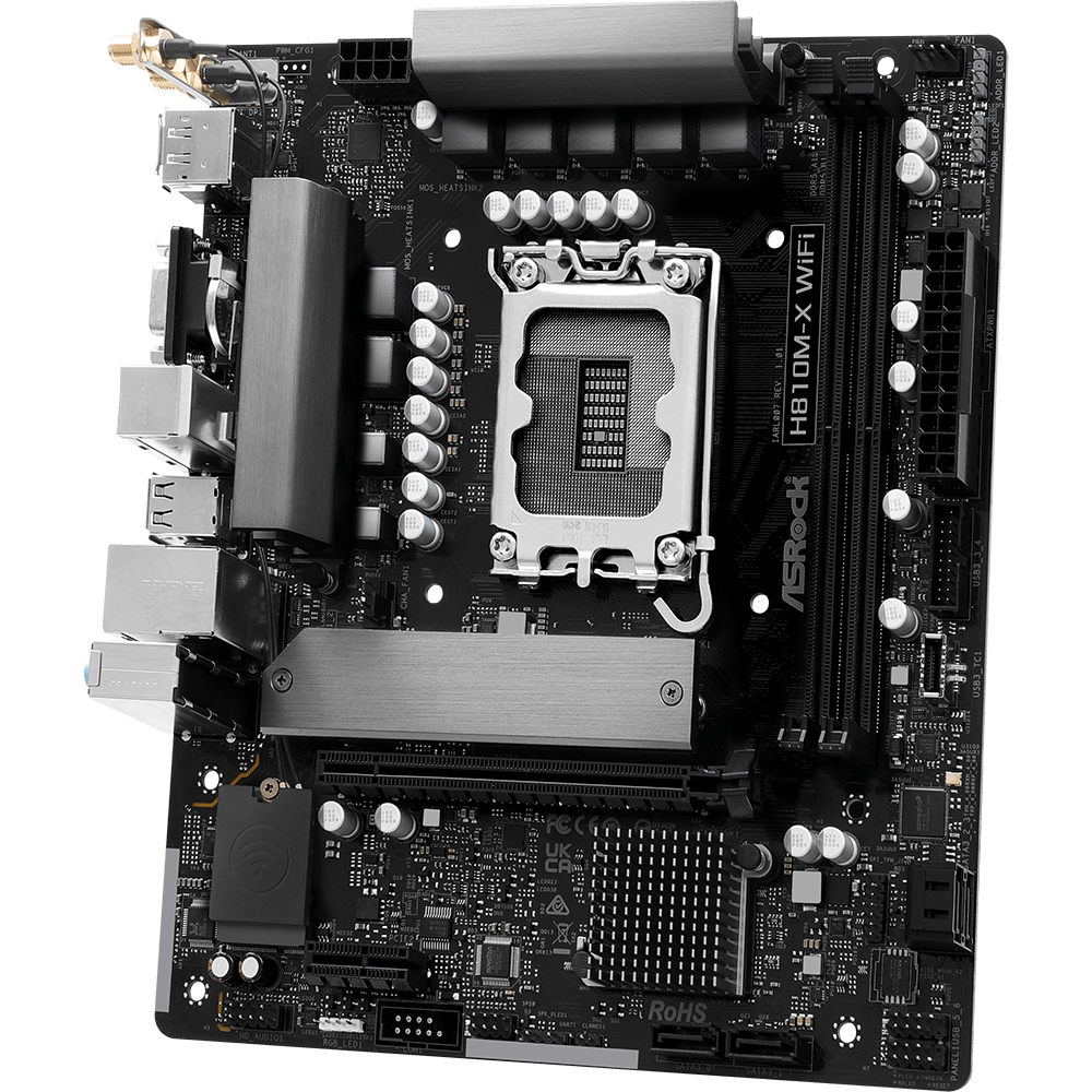 Mainboard ASRock H810M-X WiFi - Foto 3