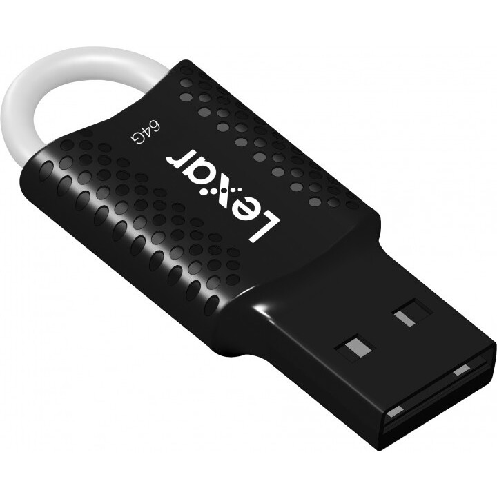 USB Flash накопитель 64GB Lexar JumpDrive V40 Black - LJDV40-64GAB
