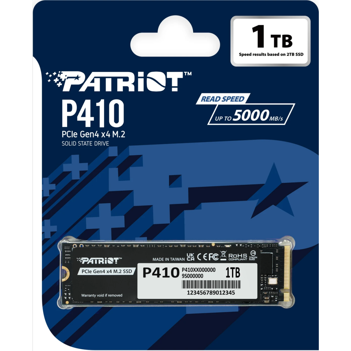 SSD-Speicher 1TB Patriot P410 (P410P1TBM28H) - Foto 4