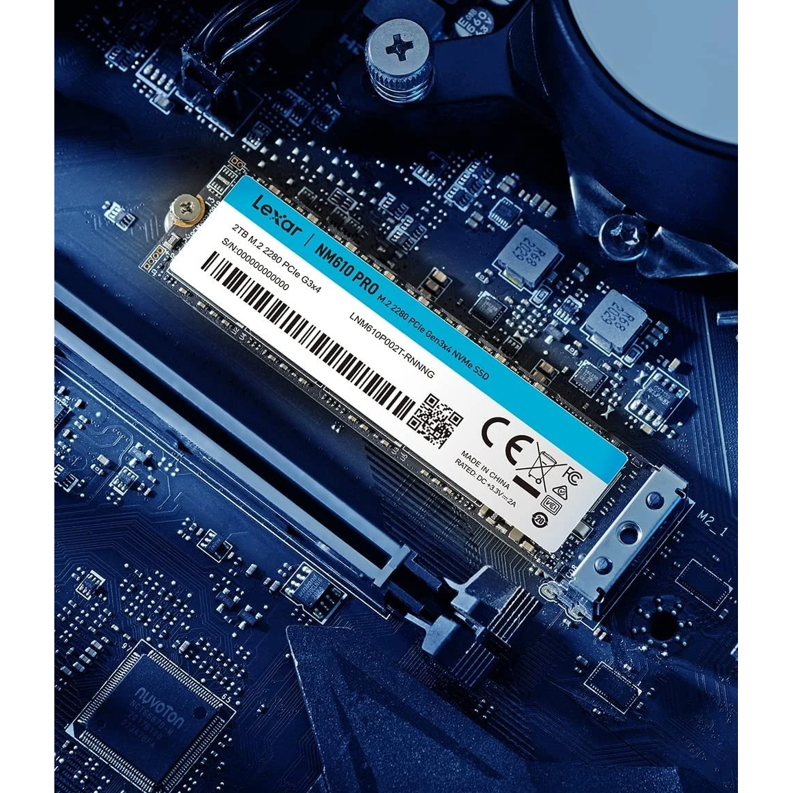 SSD-Speicher 1TB Lexar NM610 Pro (LNM610P001T-RNNNG) - Foto 2