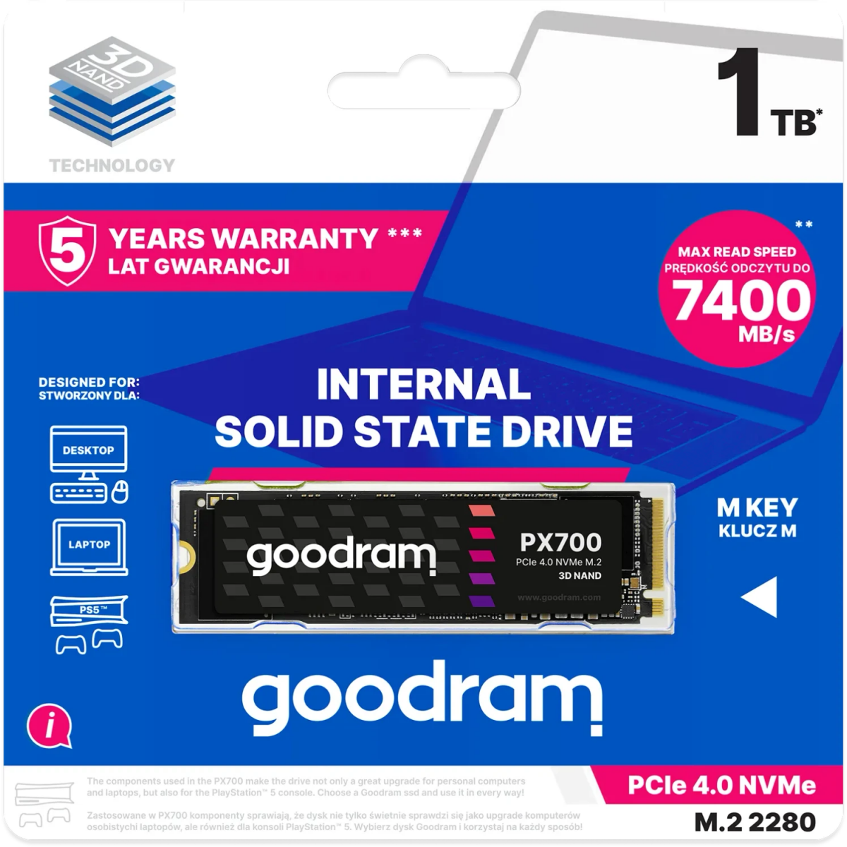 SSD (disque SSD) 1TB GOODRAM PX700 (SSDPR-PX700-01T-80) - photo 6