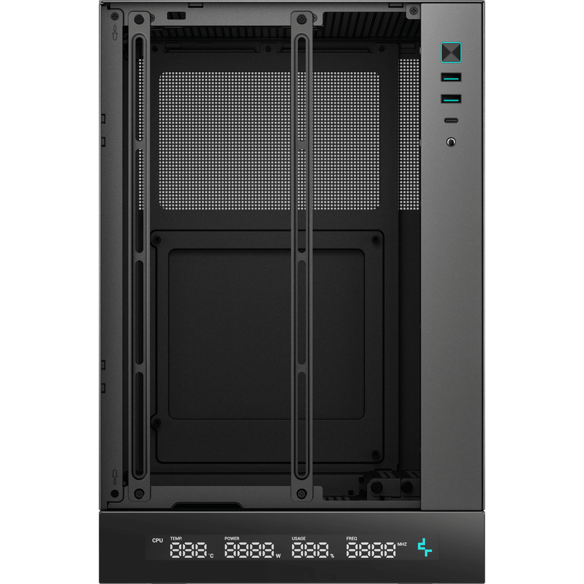 Корпус DeepCool CH170 DIGITAL Black - R-CH170-BKNPI0D-G-1 - photo 5