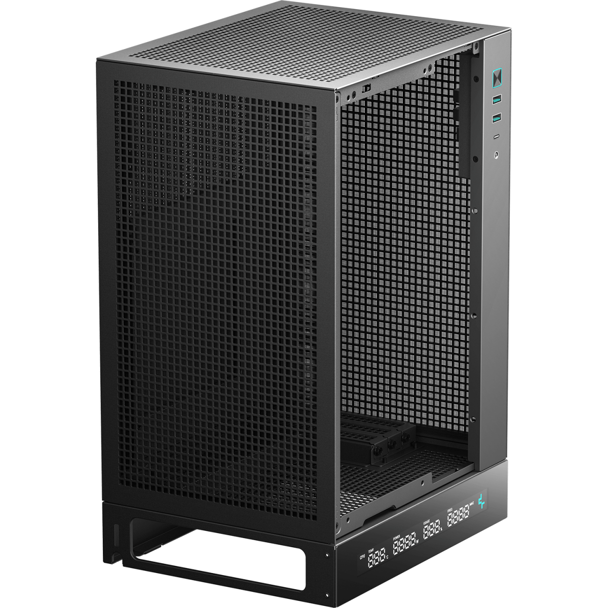 Корпус DeepCool CH170 DIGITAL Black - R-CH170-BKNPI0D-G-1 - photo 7