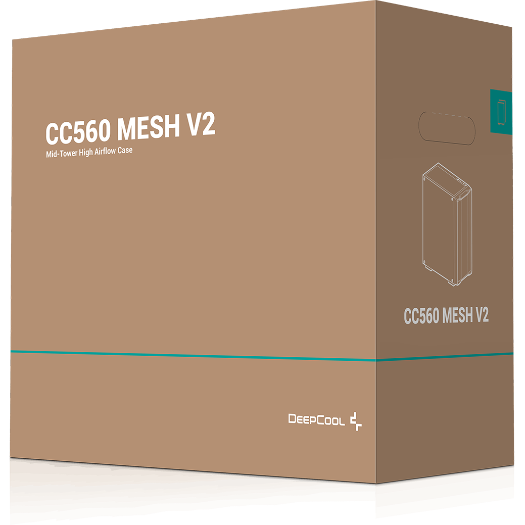 Корпус DeepCool CC560 MESH V2 Black - R-CC560-BKAMA4-G-2 - photo 10