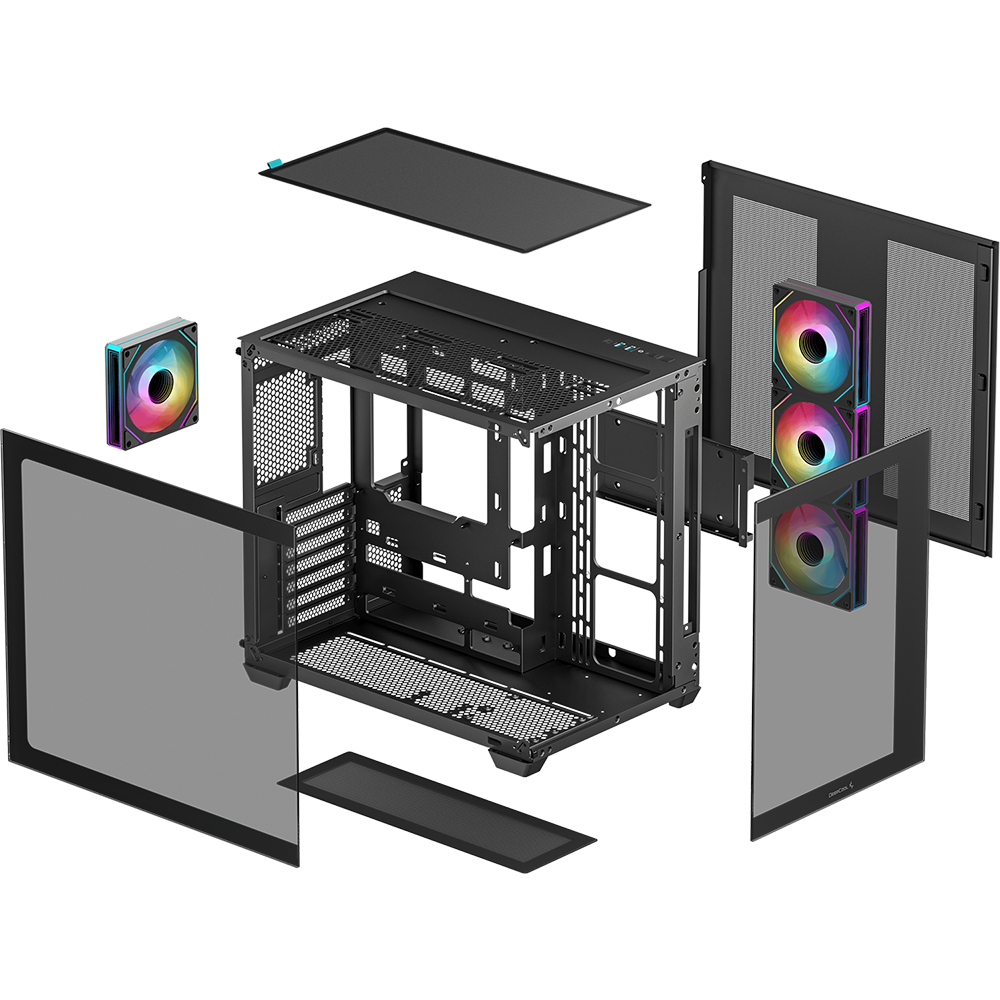 Корпус DeepCool CG530 4F Black - R-CG530-BKADA4-G-1 - photo 12