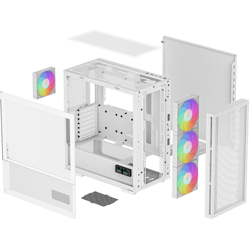 Корпус DeepCool CH560 ARGB Digital White - R-CH560-WHAPE4D-G-1 - photo 13