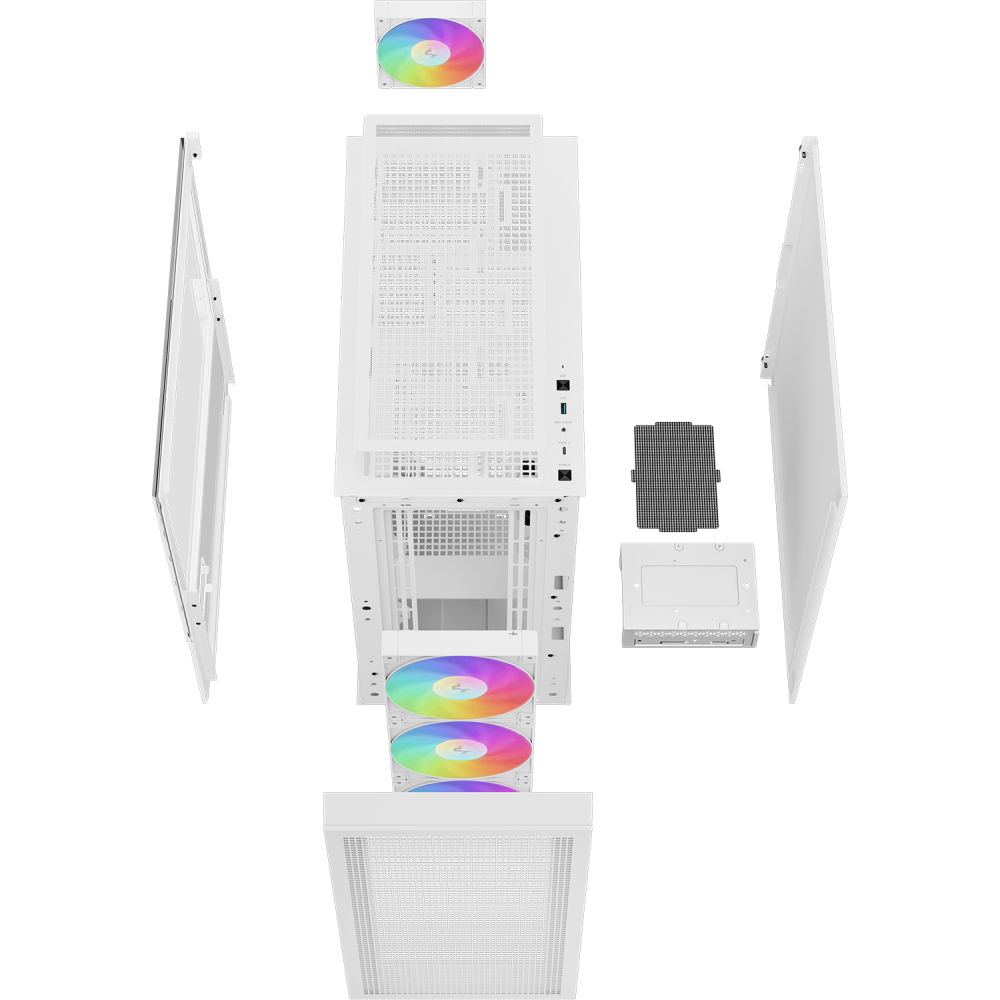 Корпус DeepCool CH560 ARGB Digital White - R-CH560-WHAPE4D-G-1 - photo 14