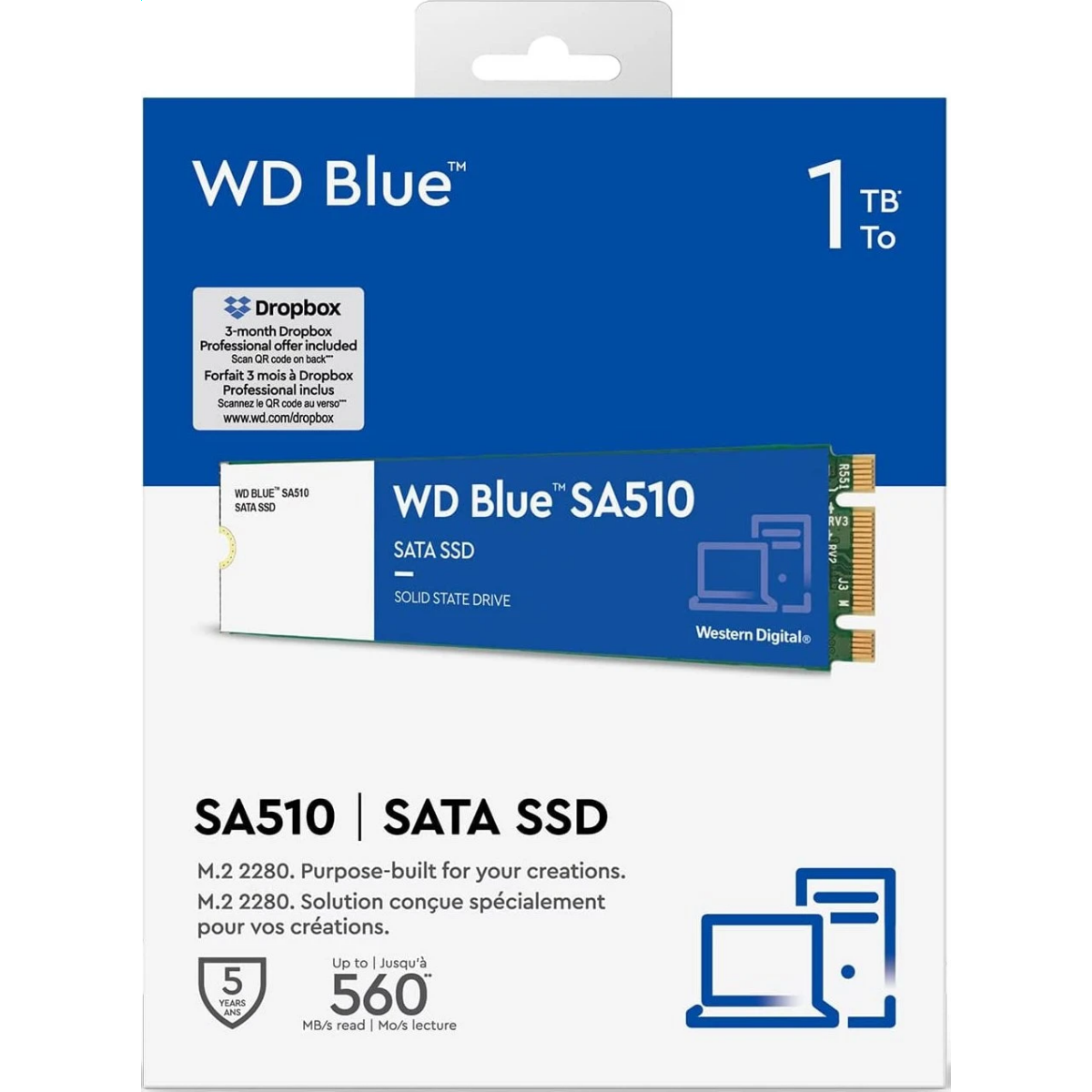 "Disque SSD" 1TB WD Blue SA510 (WDS100T3B0B) - WDS100T3B0B-00AXS0 - photo 4