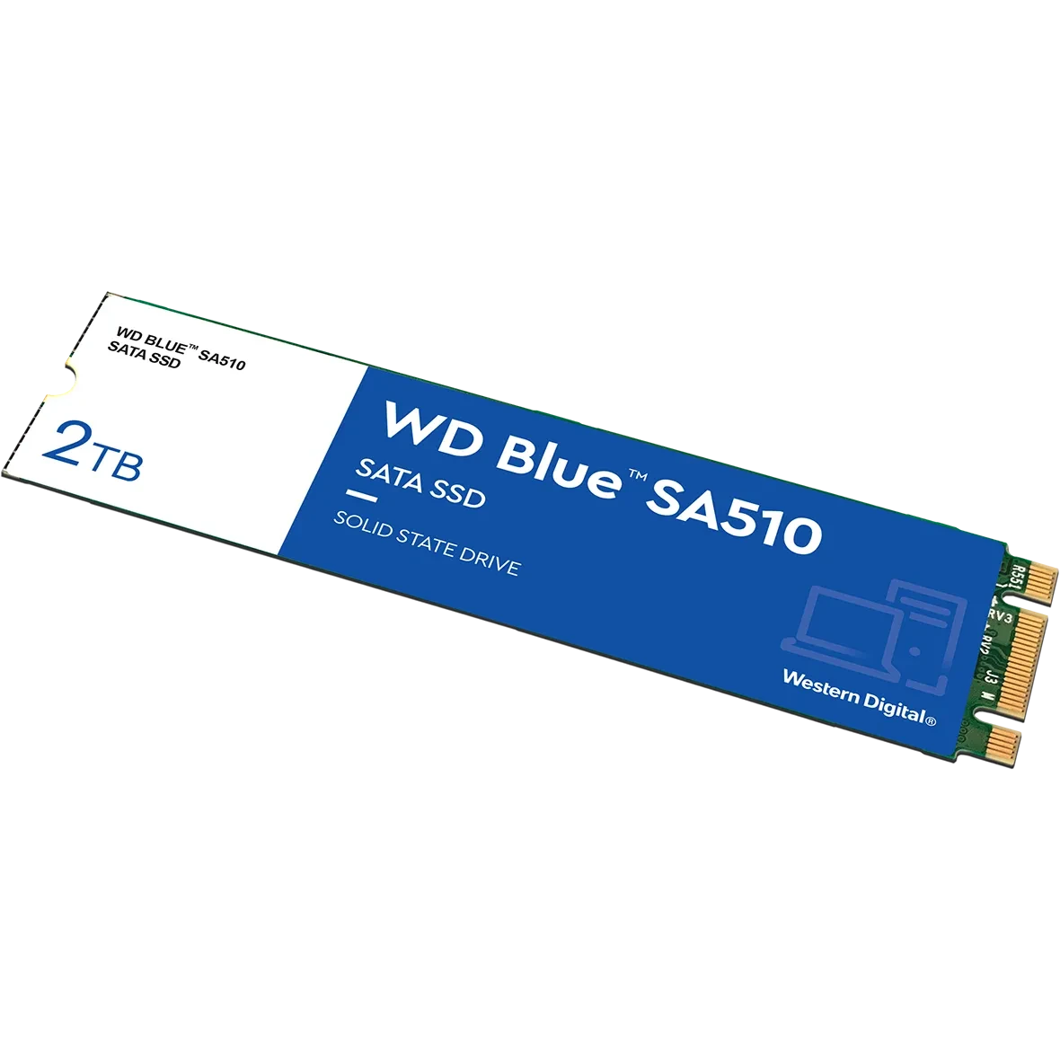 SSD-Speicher 2TB WD Blue SA510 (WDS200T3B0B) - WDS200T3B0B-00C7C0 - Foto 2