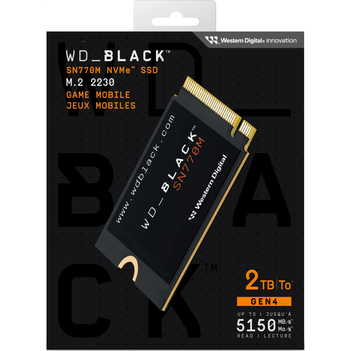 SSD-Speicher 2TB WD Black SN770M (WDS200T3X0G) - Foto 5