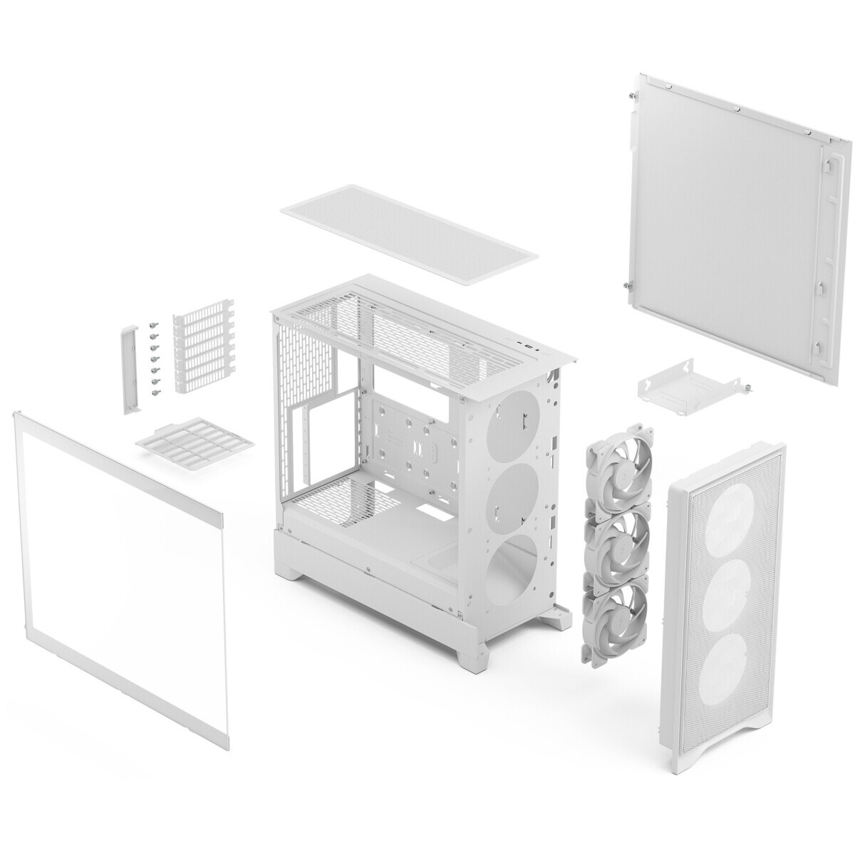 Gehäuse Fractal Design Pop 2 Air White TG RGB - FD-C-POA2A-04 - Foto 13