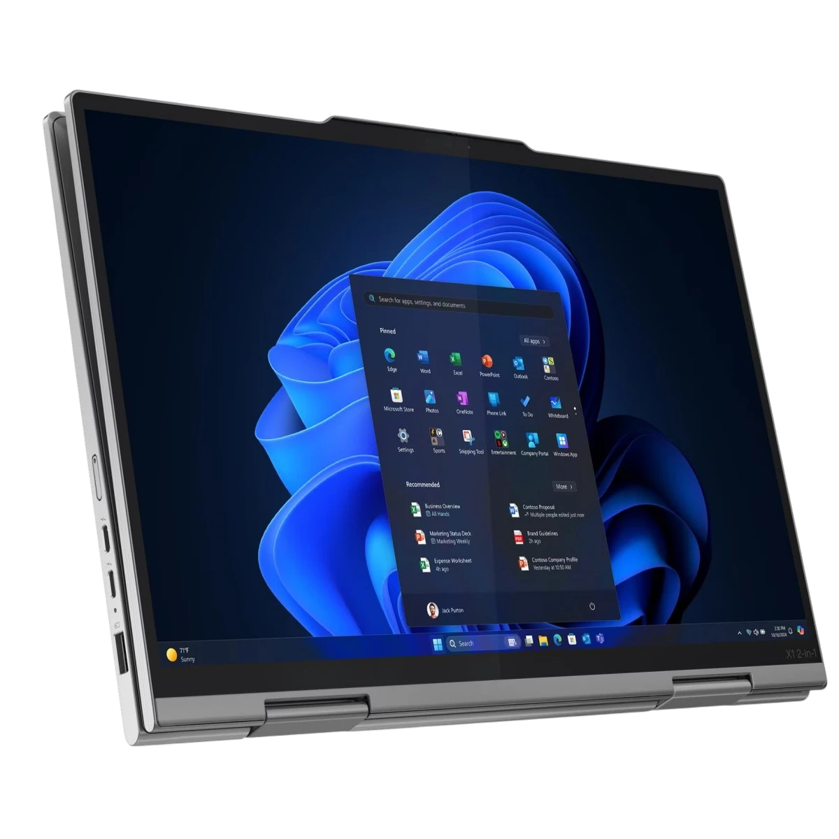 Ordinateur portable Lenovo ThinkPad X1 2-in-1 Gen 10 Aura Edition (21Q0004MFR) - photo 7