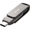 USB Flash накопитель 32GB Lexar JumpDrive Dual D400 Grey - LJDD400032G-BNQNG - Foto 2