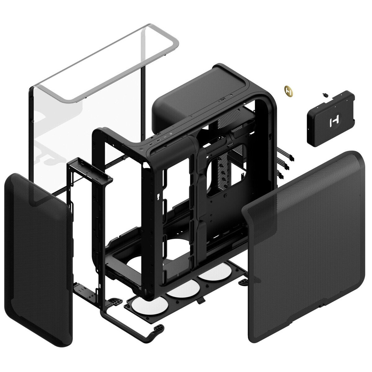 Корпус HYTE X50 Pitch Black - CS-HYTE-X50G-BB - photo 9