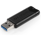 USB Flash накопитель 64GB Verbatim PinStripe Black (49318)