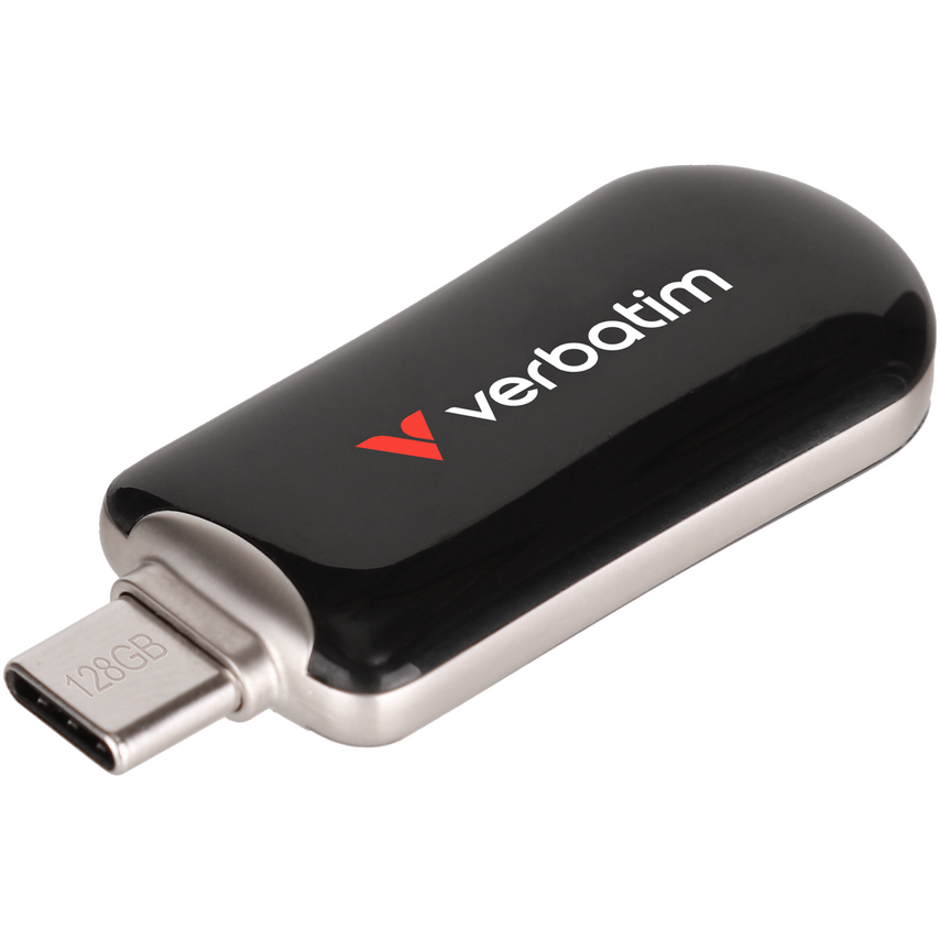 USB Flash накопитель 128GB Verbatim Plectra Black (30225)