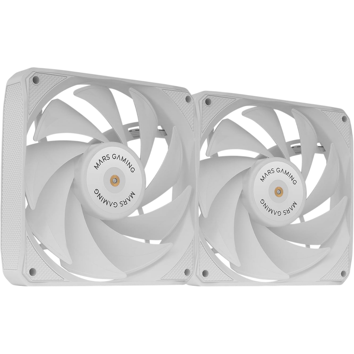 Вентилятор для корпуса Mars Gaming MF-NCLX2 White (2-Fan Pack) - MFNCLX2W