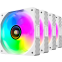 Вентилятор для корпуса Mars Gaming MF-Si4kit White (4-Fan Pack) - MFSI4KITW - Foto 2