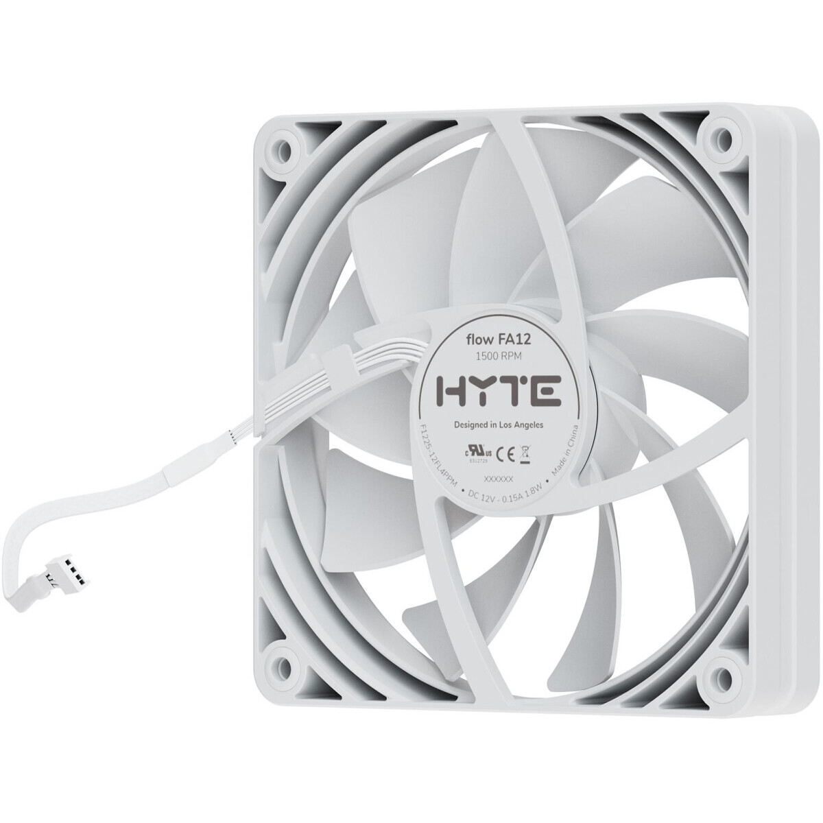 Вентилятор для корпуса HYTE FA12 Snow White (4-Fan Pack) - FAN-HYTE-FA12-WW-4 - Foto 2