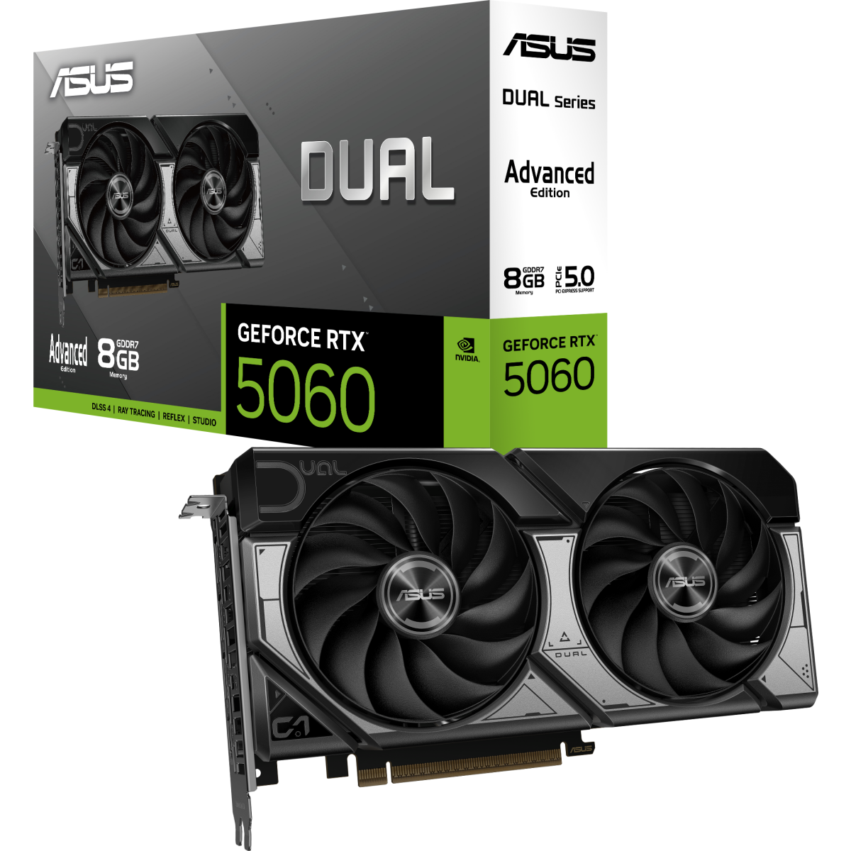 Grafikkarte NVIDIA GeForce RTX 5060 ASUS Dual OC Advanced 8GB (DUAL-RTX5060-O8G-A) - Foto 8