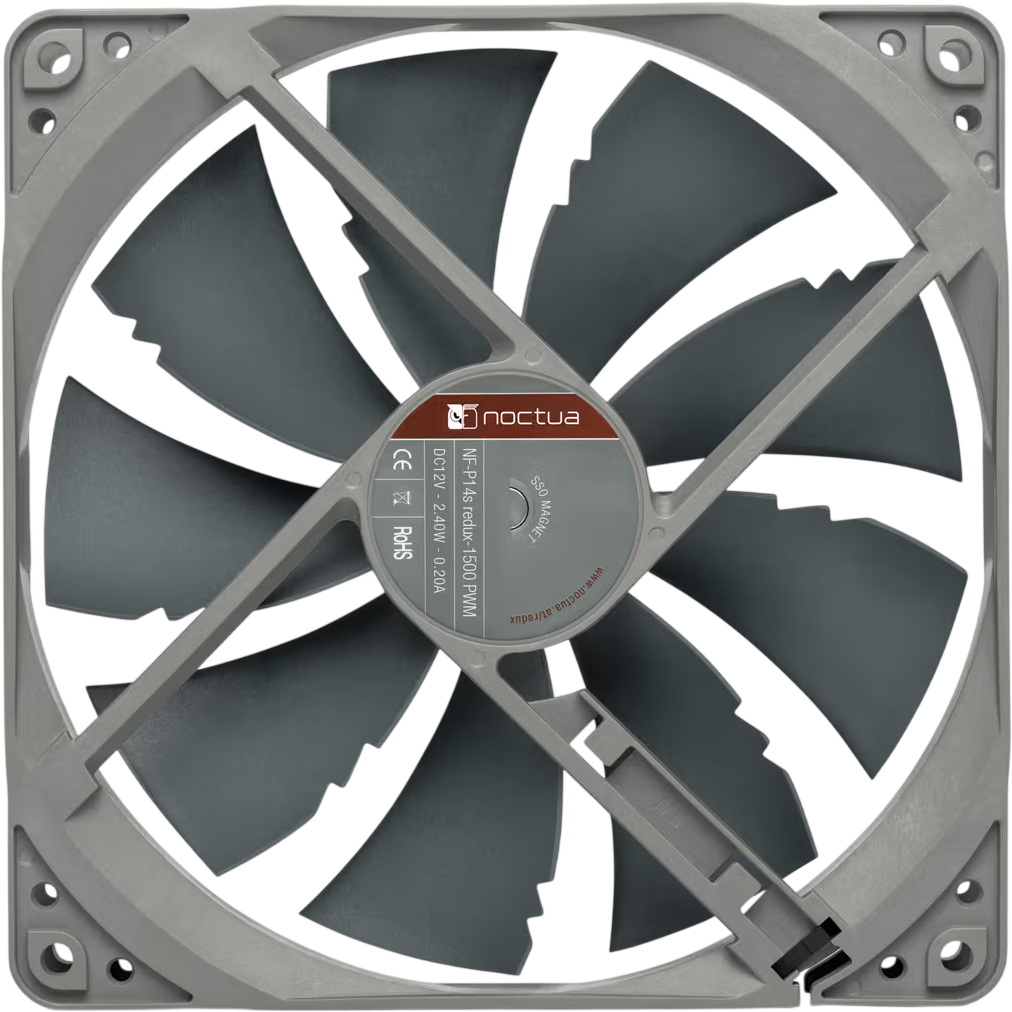 Вентилятор для корпуса Noctua NF-P14s redux-1500 PWM - Foto 2