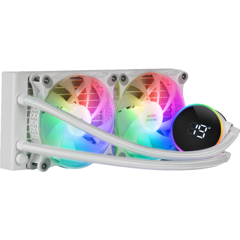 Flüssigkeitskühlsystem Mars Gaming ML-LCD240 White - MLLCD240W