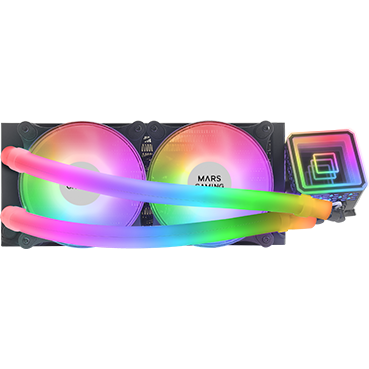 Система жидкостного охлаждения Mars Gaming ML-Ultra240 Black - MLULTRA240 - Foto 2