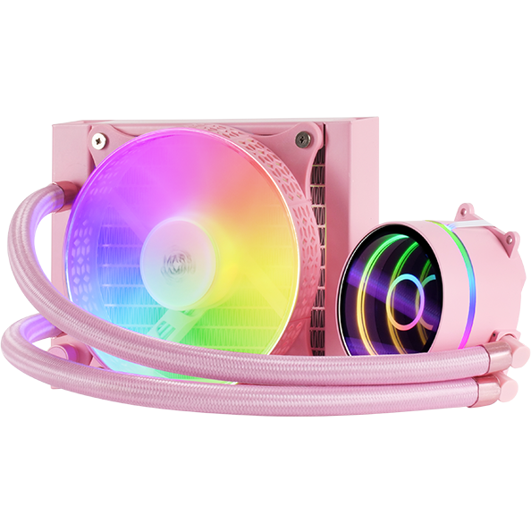 Система жидкостного охлаждения Mars Gaming ML-One120 Rose - MLONE120P - Foto 3
