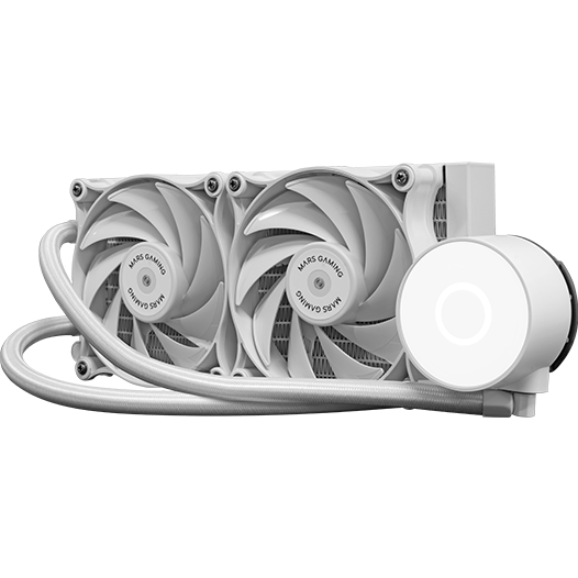 Система жидкостного охлаждения Mars Gaming ML-Pro240 White - MLPRO240W - Foto 2