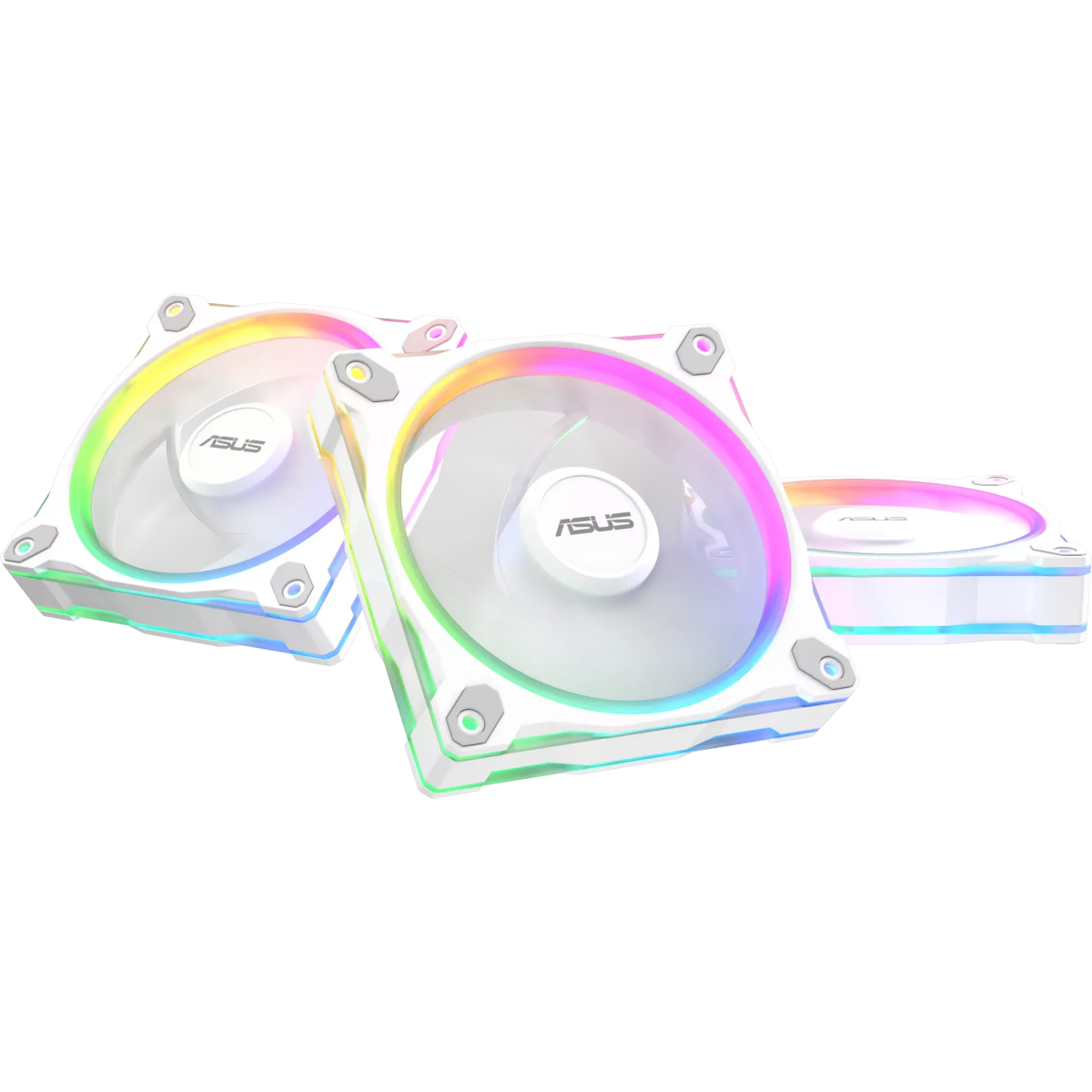 Вентилятор для корпуса ASUS Prime MR120 ARGB White (3 pcs) - 90DA00I3-B09020