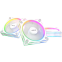 Вентилятор для корпуса ASUS Prime MR120 ARGB Reverse White (3 pcs) - 90DA00L3-B09020