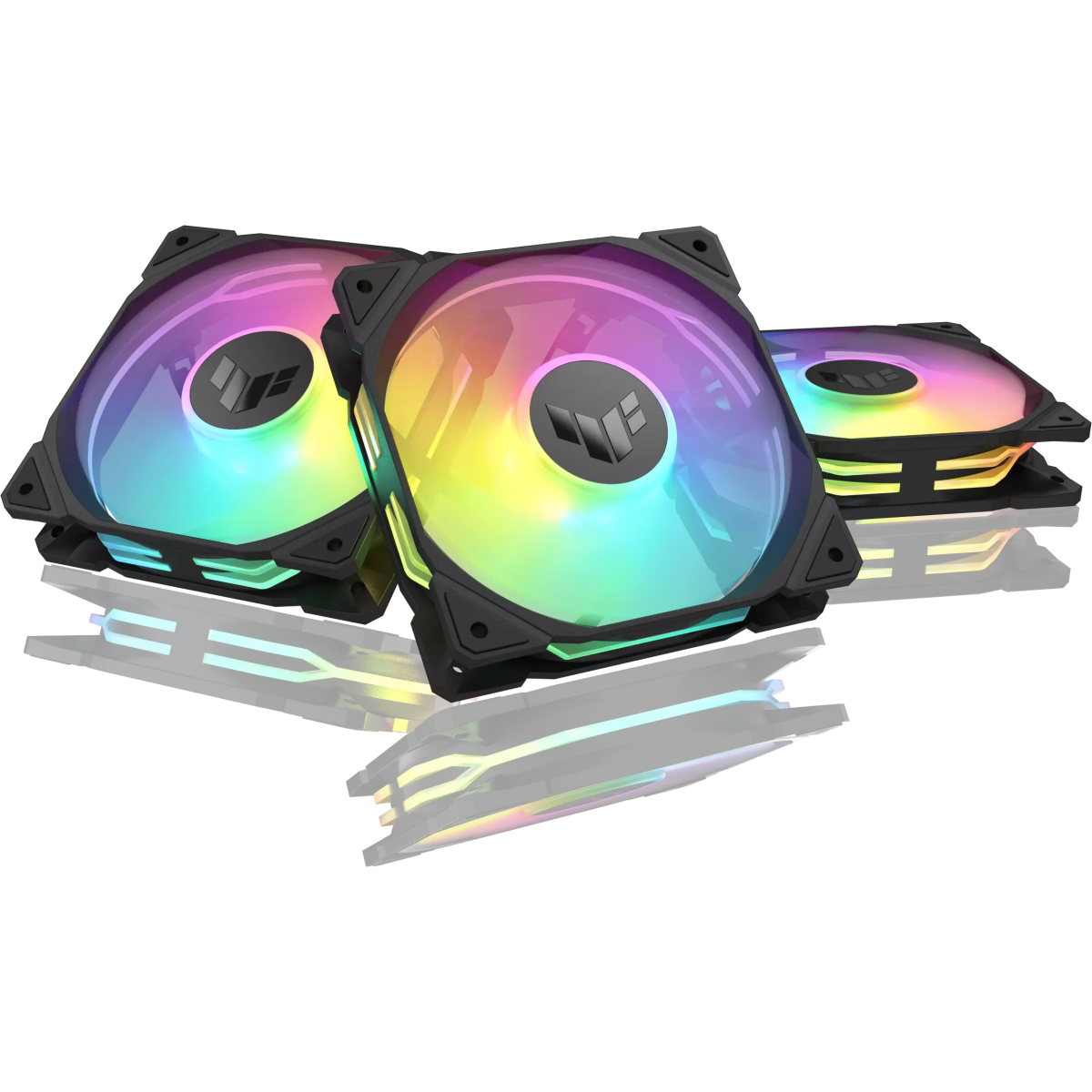Вентилятор для корпуса ASUS TUF Gaming TR120 ARGB Reverse Black (3 pcs) - 90DA00D0-B09020