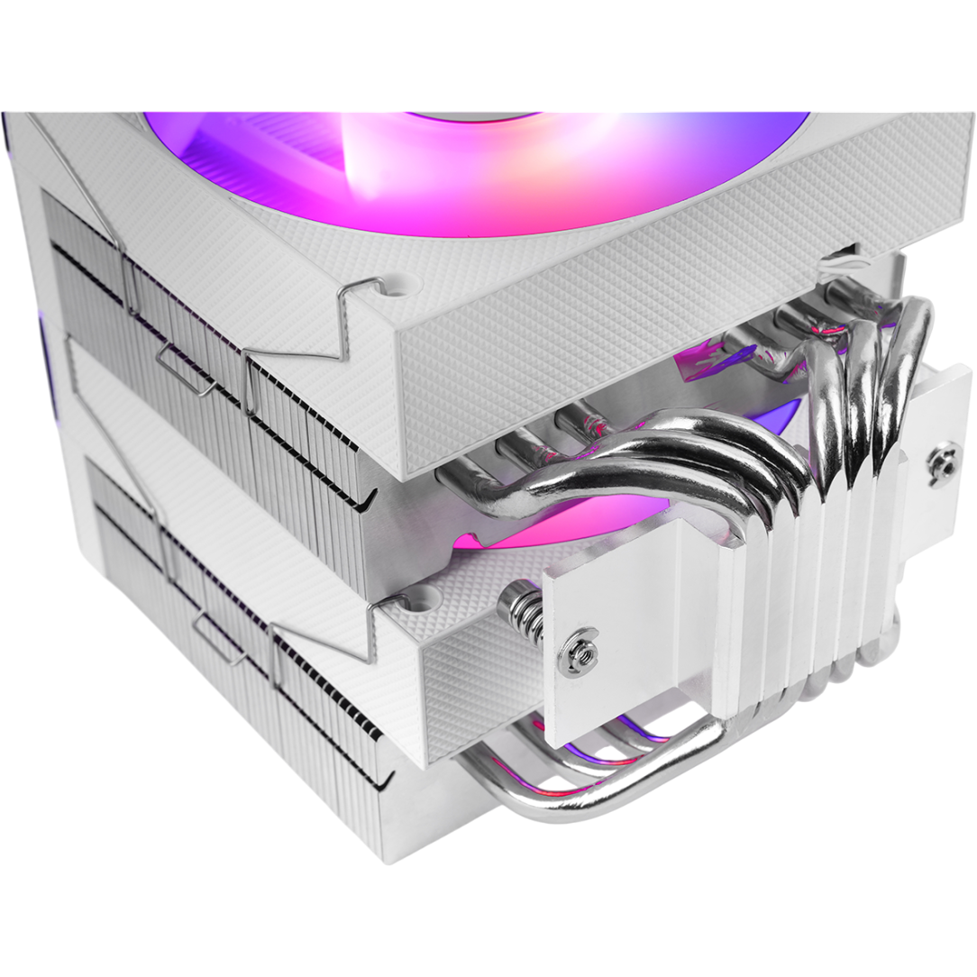 Кулер Mars Gaming MCPU-X26 White - MCPUX26W - Foto 5