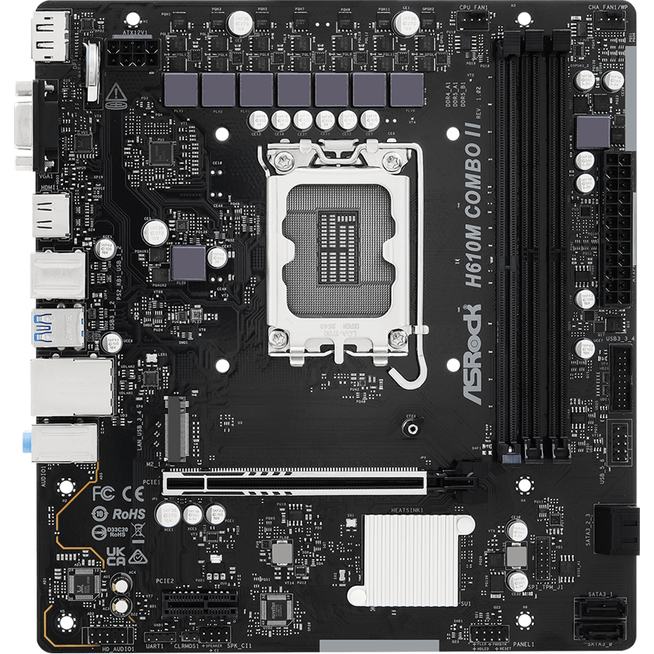 Материнская плата ASRock H610M COMBO II