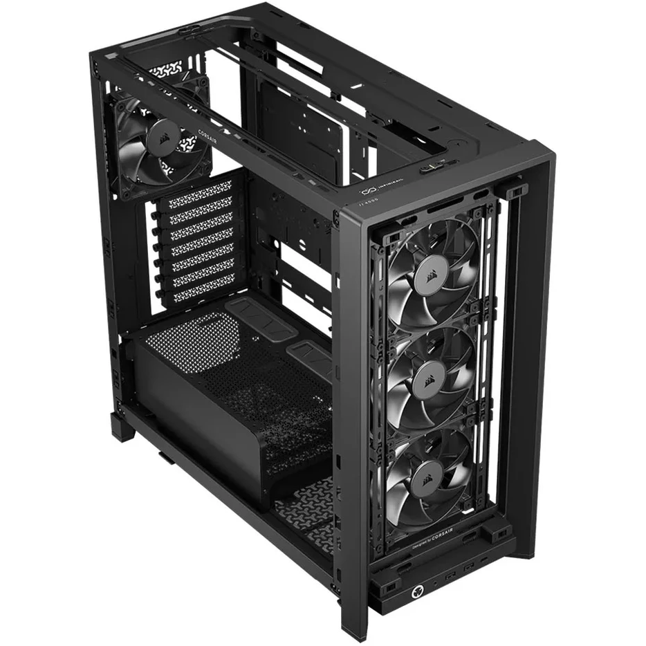 Gehäuse Corsair Frame 4000D WOOD RS Black/Walnut (CC-9011340-WW) - Foto 5