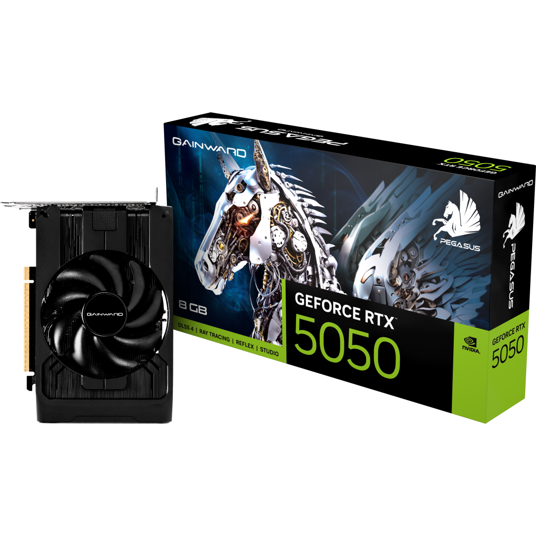 Видеокарта NVIDIA GeForce RTX 5050 Gainward Pegasus 8GB (NE65050019P1-GB2070E) - Foto 9