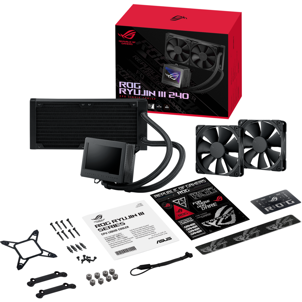 Система жидкостного охлаждения ASUS ROG RYUJIN III 240 - 90RC00K0-M0UAY0 - Foto 8