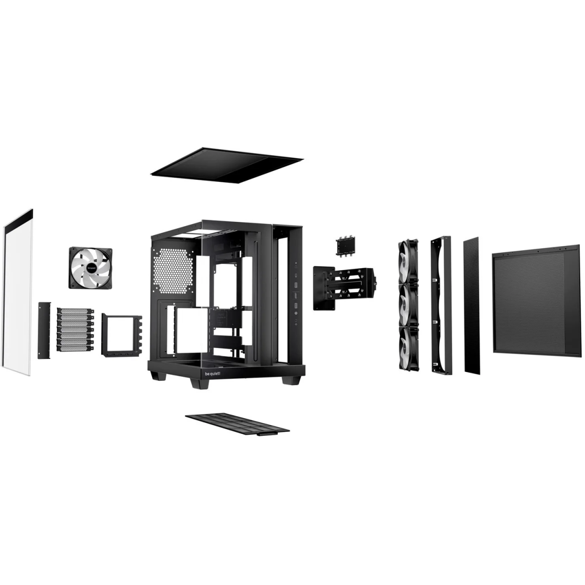 Gehäuse Be Quiet Light Base 500 LX Black - BGW85 - Foto 8