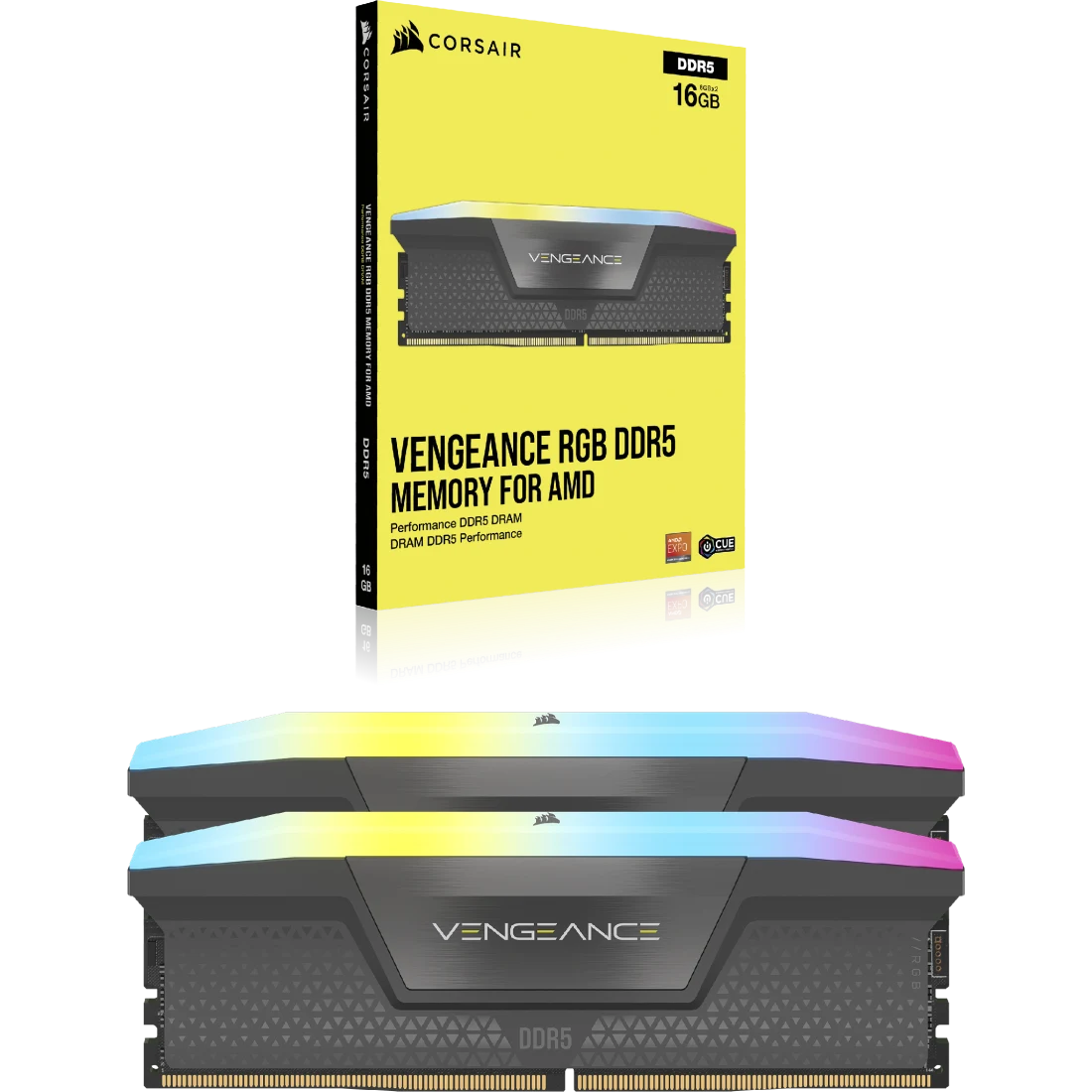 Arbeitsspeicher 32GB DDR5 5200MHz Corsair Vengeance RGB (CMH32GX5M2B5200Z40K) (2x16GB KIT) - Foto 5