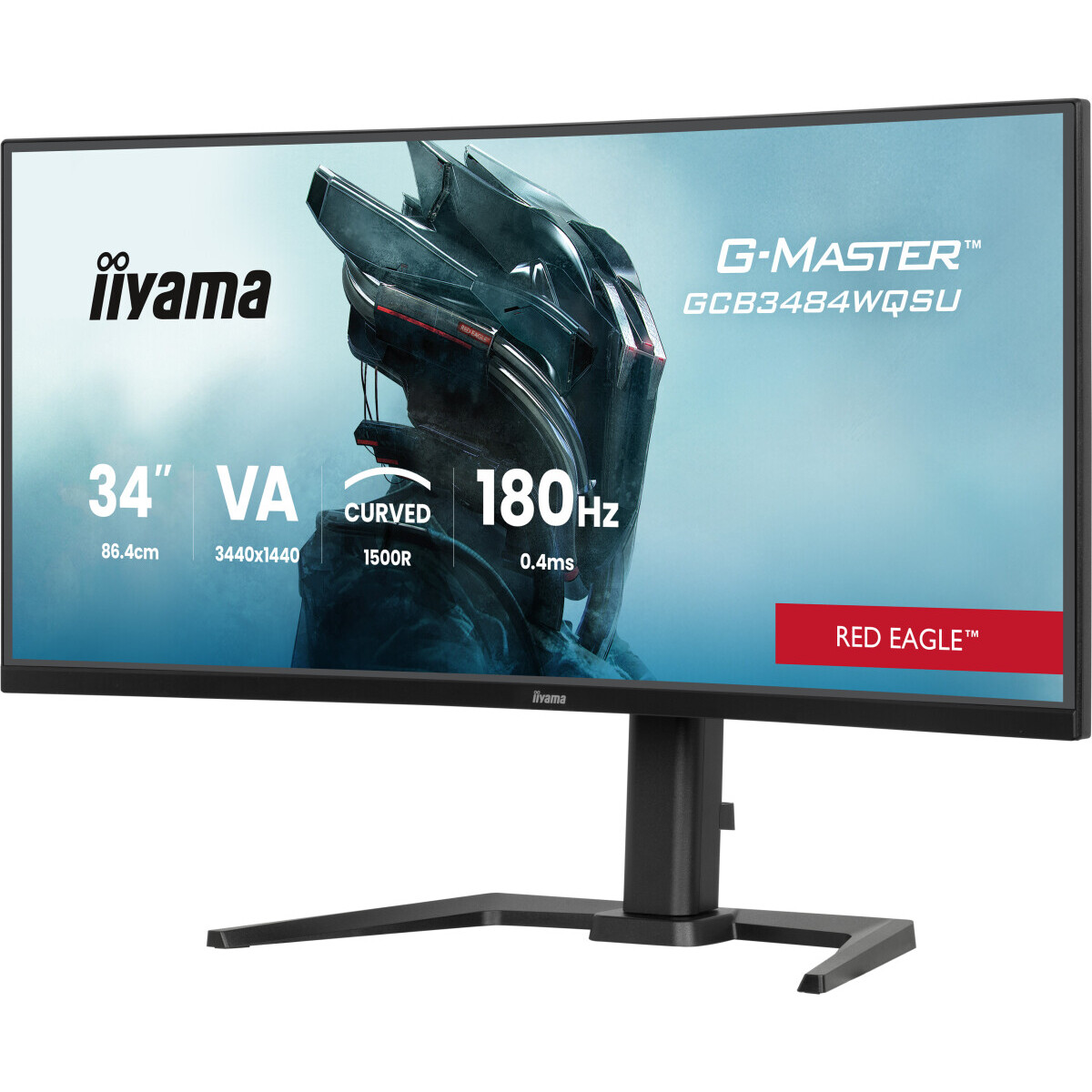 Monitor iiyama 34" G-Master GCB3484WQSU-B1 - Foto 3