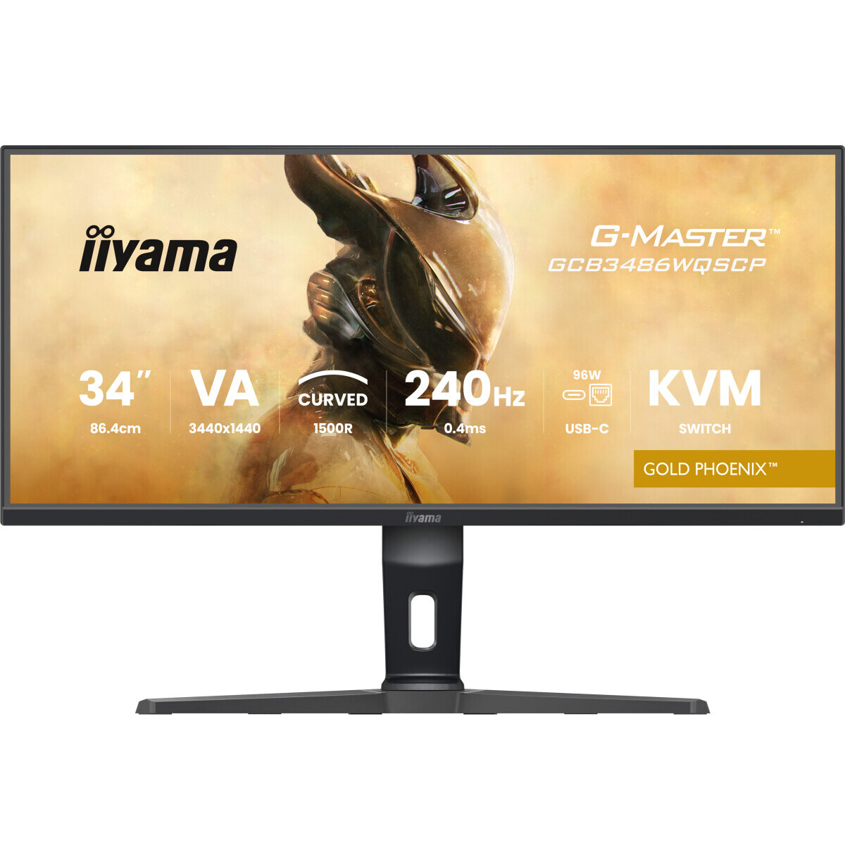 moniteur iiyama 34" G-Master GCB3486WQSCP-B1 - photo 2