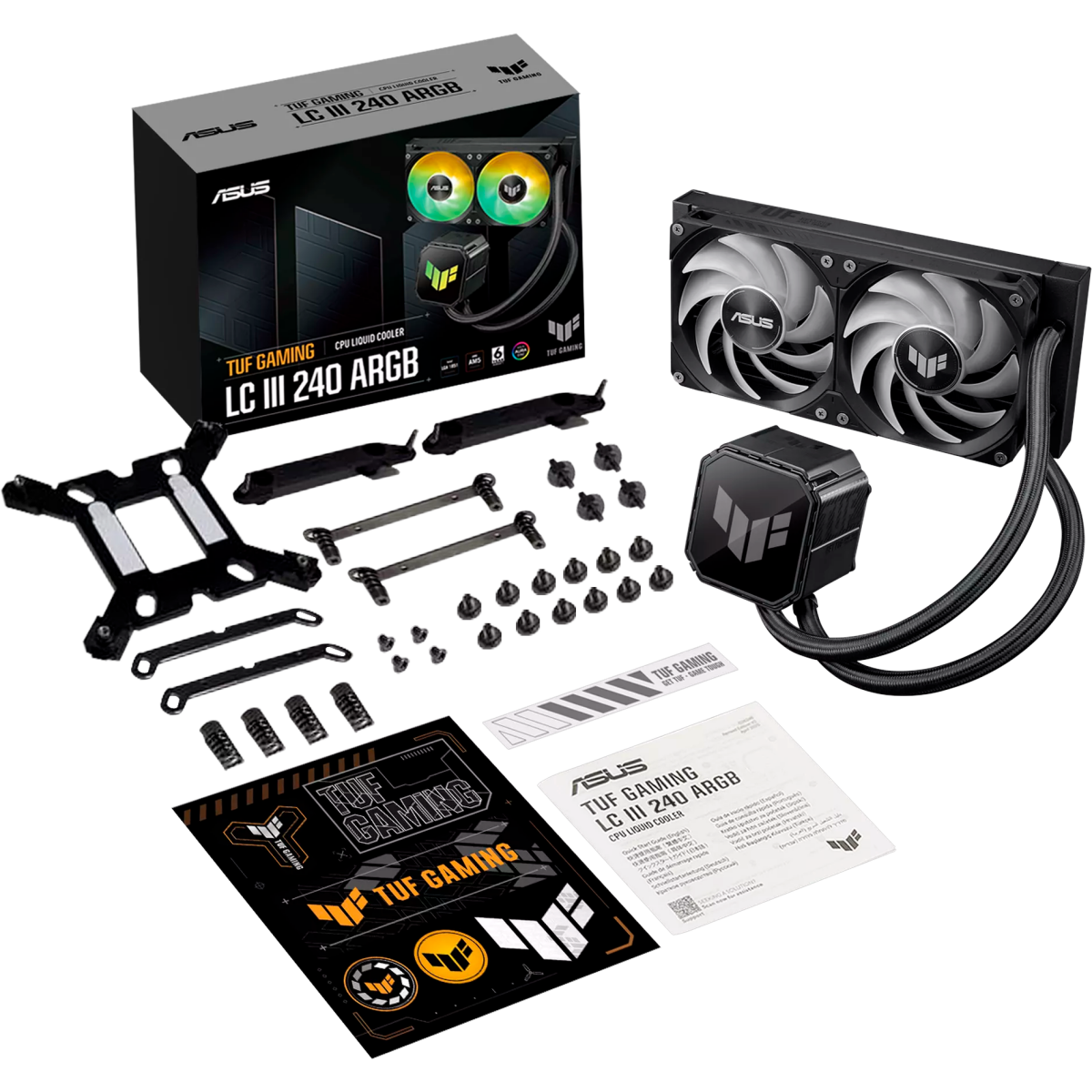 Система жидкостного охлаждения ASUS TUF Gaming LC III 240 ARGB Black - 90RC01J1-B0EAY0 - Foto 11