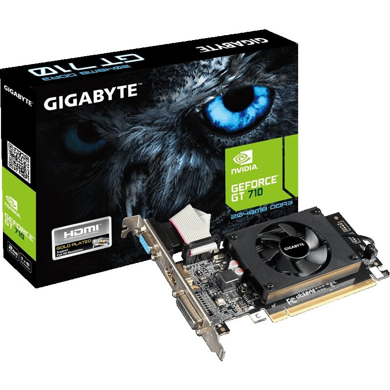 Carte graphique NVIDIA GeForce GT 710 Gigabyte 2GB (GV-N710D3-2GL) - GV-N710D3-2GL (v2.0) - Foto 5